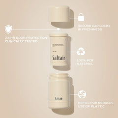 Salt Water Vanilla - Skincare Deodorant Refill Pod